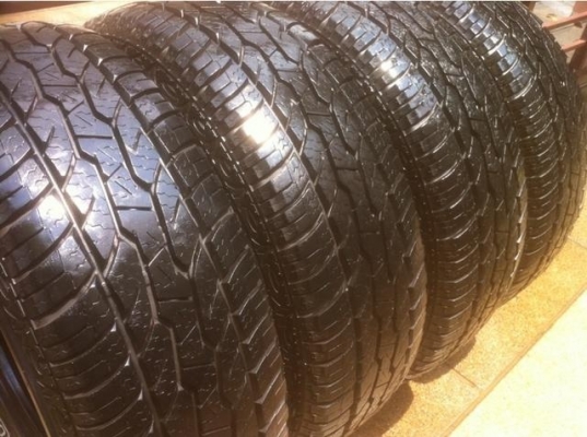 ยาง All Maxxis 31 10.5 R15 ปลายปี12 ดอกเยอะ เนื้อนิ่มใช้อีก2-3ปีสบายๆ