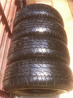 ยาง All Maxxis 31 10.5 R15 ปลายปี12 ดอกเยอะ เนื้อนิ่มใช้อีก2-3ปีสบายๆ