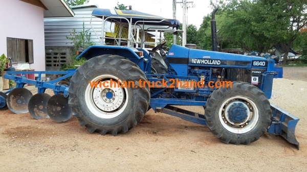 ขายแล้วขอบคุณหมอเฮ้ง มากครับ รถไถ6640 NEW HOLLAND 2เพลา ราคาคุยกับเจ้าของโดยตรง(เจ้าของต้องการรวมเงินจ่ายค่าที่ดิน)