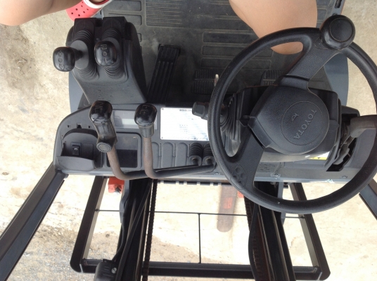 ขาย !! รถโฟร์คลิฟต์  TOYOTA 8FGL10 รถนอก ติดแก๊ส สภาพสวย เอกสารครบ พร้อมใช้งาน (เจ้าของขายเอง)