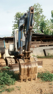 รถแบคโฮ MITSUBISHI MM45B แถมฟรีหัวแย๊กซ์อย่างดี.