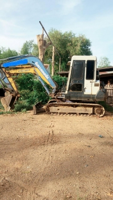 รถแบคโฮ MITSUBISHI MM45B แถมฟรีหัวแย๊กซ์อย่างดี.