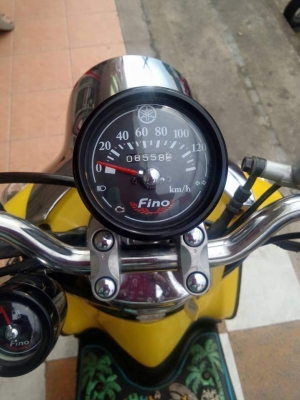 Yamaha Fino ปี 2556 สีดำเหลือง ลาย PS เป็นลายสุดท้าย รถอย่างสวย สภาพดี Yamaha Fino ปี 2556 สีดำเหลือง ลาย PS เป็นลายสุดท้าย รถอย่างสวย สภาพดี