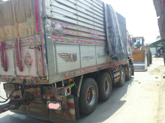 ขายรถบรรทุก 24 ล้อพ่วงแม่ลูกดัมพ์ ISUZU DECA 360 แรงม้าปี 2554-2555 ลูกพ่วงมิเนียมอู่ส.สมบัติ ราคา3100000