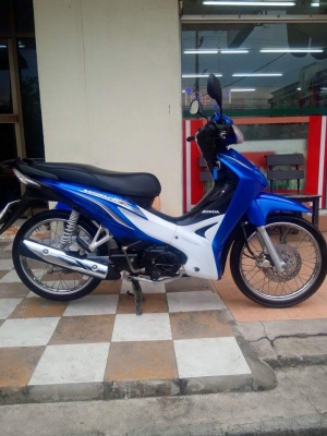 Honda Wave 110 i ปี 2556 สีน้ำเงินขาว รถอย่างสวย เครื่องเดิมๆ ประหยัดน้ำมันสุดๆ Honda Wave 110 i ปี 2556 สีน้ำเงินขาว รถอย่างสวย เครื่องเดิมๆ ประหยัดน้ำมันสุดๆ