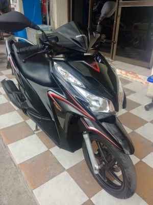 Honda Click 125 i ปี 2555 รุ่น idling stop (ล้อแม็กซ์แท้) ตัวท๊อป สีดำ รถสวยเท่ห์มากๆ