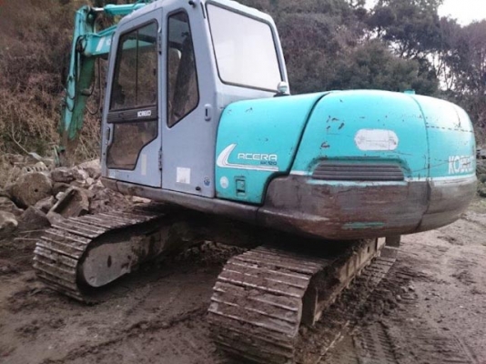 ขาย Kobelco SK120-3 อาร์มพิเศษพร้อมไลน์หัวหัวเจาะ แทรค70ซม. ราคาไม่แพงครับ