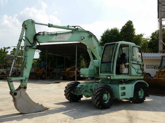 มาใหม่ รถขุดล้อยาง SK100W KOBELCO ไม่เคยใช้งานในไทย สภาพสวย เอวดี เครื่องแน่น เอกสารครบ