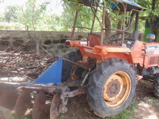 ขายตามสภาพรถไถคูโบต้า20แรงซันชายมีโฟวินใช้งานปกติมีพานหลัง