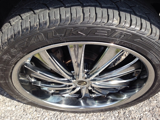 ล้อ22พร้อมยาง เอาไปใส่หล่อๆ