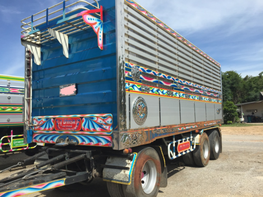 ขายรถบรรทุก 24 ล้อพ่วงแม่ลูกดัมพ์ HINO MEGA 344 แรงม้าปี 2555 ลูกพ่วง 3 เพลา ราคา 2650000