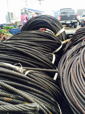 จำหน่าย สลิงเก่า ขนาด 12mm ไส้เหล็ก ราคาย่อมเยาครับ โทร 080-6135462