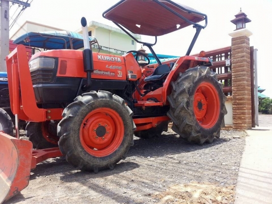 คูโบต้า L4508 4 WD 2 เพลาพร้อมใบมีดตราช้าง ใช้งานได้เลยครับ