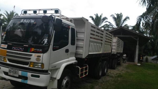 18 ล้อแม่ลูกดั้ม รถสวย...270 แรง ISUZU แม็คโหลด ปี 2551 ใช้น้อย 2 แสนกว่ากิโล