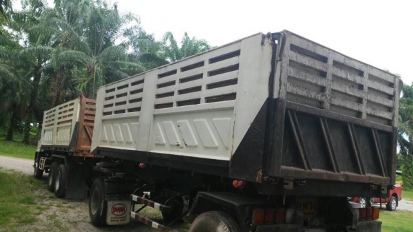 18 ล้อแม่ลูกดั้ม รถสวย...270 แรง ISUZU แม็คโหลด ปี 2551 ใช้น้อย 2 แสนกว่ากิโล