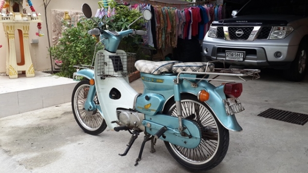 วุฒิ นนบุรี ฮอนด้า C70 ทะเบียนโอนรถสวยๆเครื่องดีรถพร้อมใช้ระบบไฟครบ