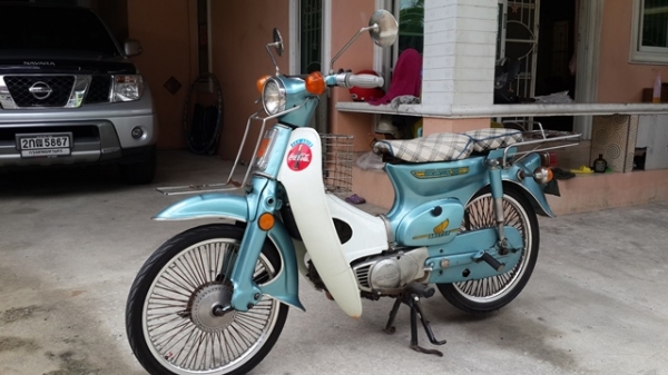 วุฒิ นนบุรี ฮอนด้า C70 ทะเบียนโอนรถสวยๆเครื่องดีรถพร้อมใช้ระบบไฟครบ