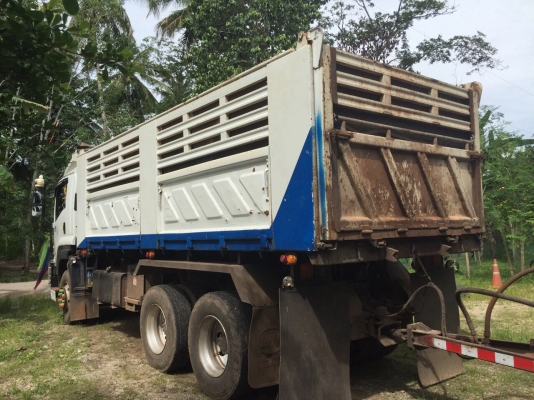 ขายดาวน์10ล้อดั้มพ์ ISUZU MP1FXZ7778T เครื่อง 360แรงม้า ปี56 สนใจโทร 081-970-1072