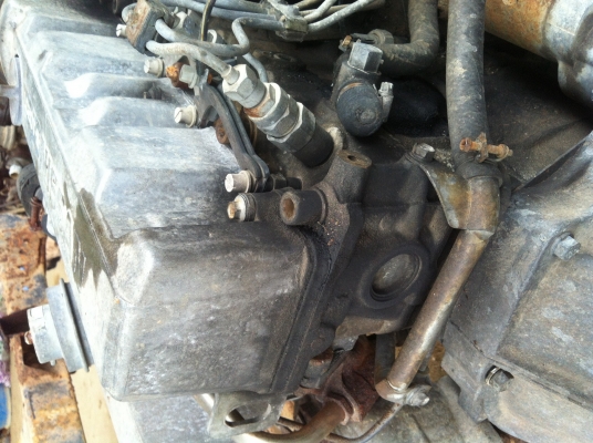 เครื่องพร้อมเกียร์ นิสสัน Ldทู ฝาเรียบ turbo แท้