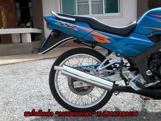 ขาย KR150 รถแปลงเอกสารพร้อมโอนภาษีขาด 2 ปี เครื่องดีวาล์วเปิดระบบไฟออกแต่แบตอ่อนล้อ Did Japan ทะเบียนตอง ขาย 11500 บาท