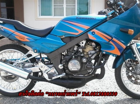 ขาย KR150 รถแปลงเอกสารพร้อมโอนภาษีขาด 2 ปี เครื่องดีวาล์วเปิดระบบไฟออกแต่แบตอ่อนล้อ Did Japan ทะเบียนตอง ขาย 11500 บาท