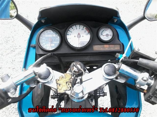 ขาย KR150 รถแปลงเอกสารพร้อมโอนภาษีขาด 2 ปี เครื่องดีวาล์วเปิดระบบไฟออกแต่แบตอ่อนล้อ Did Japan ทะเบียนตอง ขาย 11500 บาท