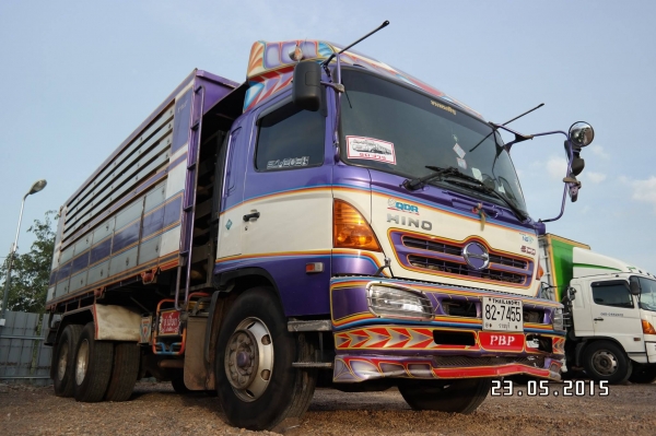 ขายรถ10ล้อดั้มพ์ HINO FM1J 260แรงม้า/ปี54 ติด NGV โรงงาน