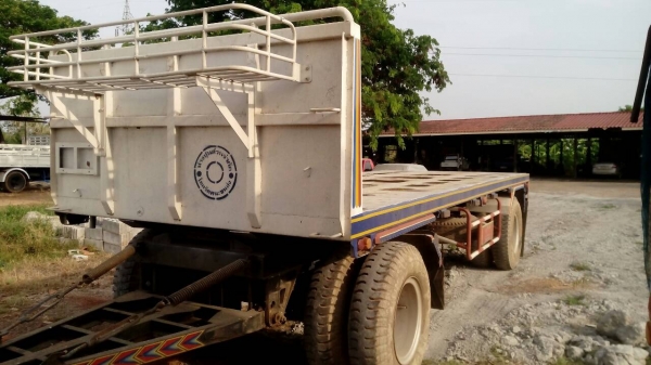 ขายด่วน รถพ่วงพีื้นเรียบ 2 เพลา