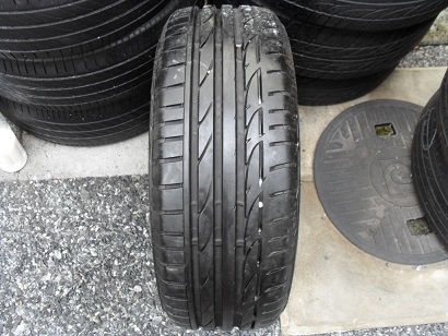 ขายเศษยาง BRIDGESTONE POTENZA 001 RFT ปี1414 1เส้น 205-55-16 ราคา 1,600