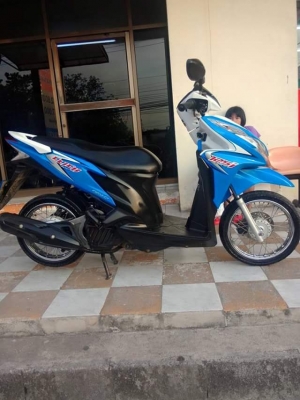 Click 125 i รถปลายปี 2555 รถสวย เดิมๆ รุ่น tune up สีน้ำเงิน ขาว ประหยัดน้ำมัน