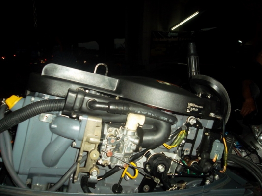 ขายเครื่องyamaha 25 hp 4จังหวะทริมไฟฟ้า เครื่องเก่าญี่ปุ่น