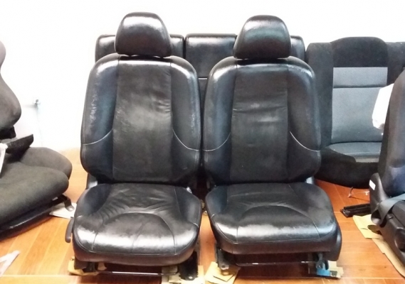 เบาะ-แผงประตู"หนังดำ,Honda Jazz GE ปี08-14 ครบชุด 8,000