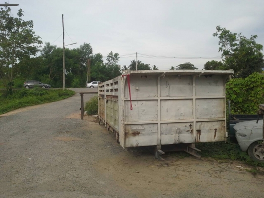 ขายกะบะดั้ม10 ล้อสภาพดี ชุดยกครบ ทรงสวย 80\% คัชชีกว้าง88 ซม กะบะยาว6เมตร กว้าง245ซม.