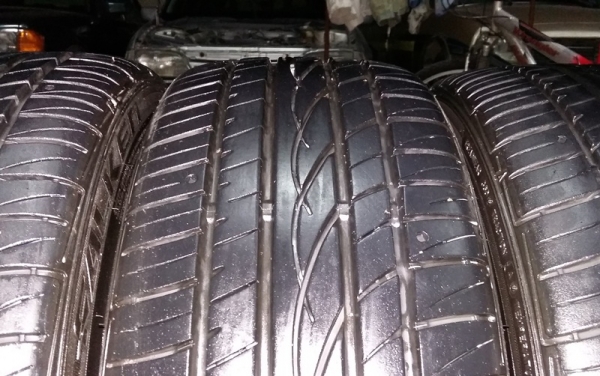 ล้อ,TE37"17X7 4รู100 ยาง,205-45-17 ปี14สวยๆ ชุด16,000