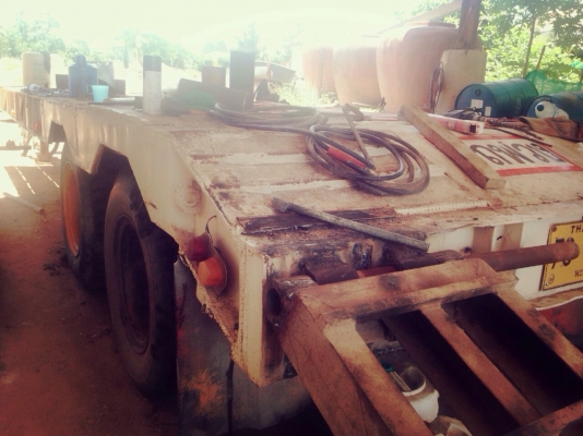 ขายด่วน หางโรเบจ 2 เพลาของอู่พนัส ความยาว 11.50 เมตรสภาพดีพร้อมบรรทุกหนักได้เลย ช่วงล่างคัชซีเหล็กบีมไม่มีบวมแน่นดี ยางสภาพดี 8 เส้นประมาณ 70\% พร้อมใช้งาน เอกสารทะเบียนภาษีเต็มครบพร้อมโอน ราคาต่อรองได้ครับ