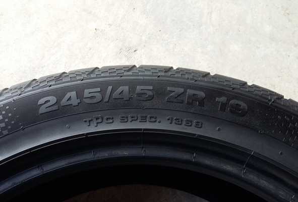 ยาง,Continental 245-45-19_275-40-19 สภาพเต็ม สี่เส้น