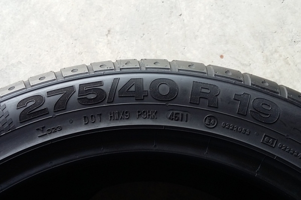 ยาง,Continental 245-45-19_275-40-19 สภาพเต็ม สี่เส้น