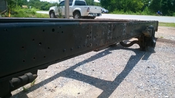 ขายหัวคัสซี 10 ล้อ NISSAN ราคาถูก แท่นเพลาโบกี้ครบ ไม่มีชุดเฟืองท้าย เครื่อง PD6 185 แรงม้า เกียร์ใหญ่ เอกสารทะเบียนชุดโอนครบ