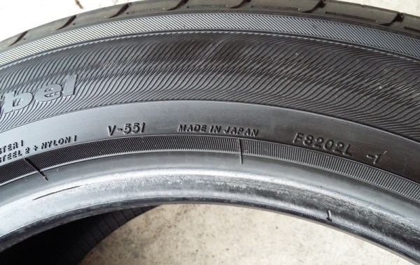 ยาง,225-50-17 YOKOHAMA"db V551 JP.หนึ่งคู่ 2,500