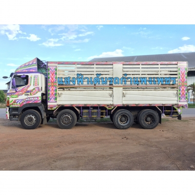 แสงฟ้าเต้นรถ///ขาย2เพลา12ล้อ Hinoซีรี่700 ปี54 เครื่อง E13TCM ยางใหม่12เส้น แสงฟ้าเต้นรถ///ขาย2เพลา12ล้อ Hinoซีรี่700 ปี54 เครื่อง E13TCM ยางใหม่12เส้น