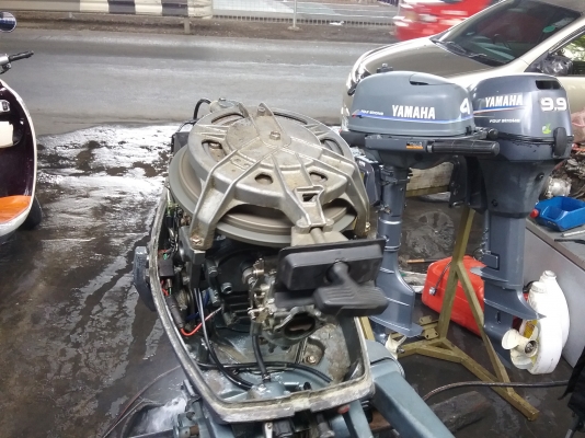 เครื่องเรือ yamaha 30hp เก่าญี่ปุ่น