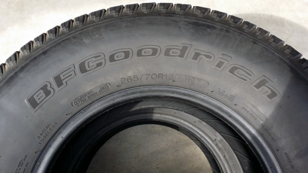 ยาง 265 70 16 BF GOODRICH