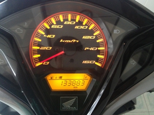 Click125i ตัวรองTop รุ่นRacing สีดำด้าน ปี56 (ของแถม 4 รายการ)