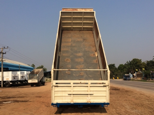 แสงฟ้าเต้นรถ///ขายรถพ่วงHINO-3M ดั้มแม่ลูก เครื่องM10C-240แรงม้า ปี2544 ยางเต็ม