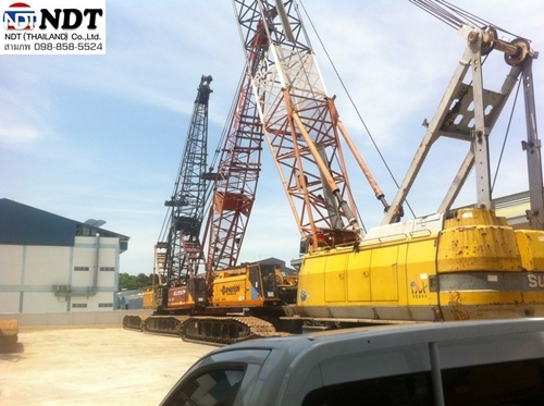 CRAWLER CRANE SUMITOMO 150 ตันครับ ถึงไทยแล้วนะ Stock NDTT มีหลายตัว ใครหาอยู่เข้ามาเลือกดูได้เลยครับ CRAWLER CRANE SUMITOMO 150 ตันครับ ถึงไทยแล้วนะ Stock NDTT มีหลายตัว ใครหาอยู่เข้ามาเลือกดูได้เลยครับ