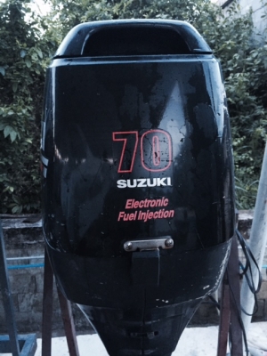 ขายเครื่องเรือ Suzuki 70 สตาร์ทไฟฟ้า ทริมไฟฟ้า
