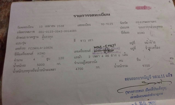 ขายFC2W เครื่อง 165แรง. ยาว5.50เมตร  ราคา 320000บาท