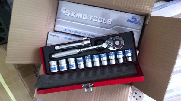 ขายประแจบล็อค ของใหม่ 12 ชิ้น ยี่ห้อ King tools Germany เกรด A