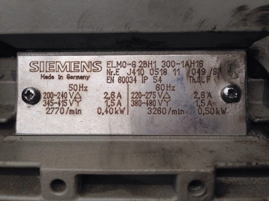 ขายริงโบวเวอร์ Siemens 0.5HP. 380V ดูด-เป่า สภาพสวยเดิมๆ พร้อมใช้งาน