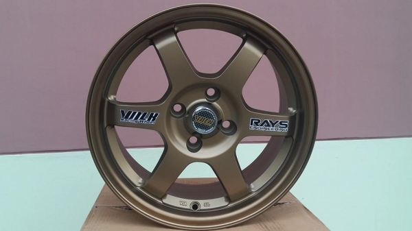ขายล้อแม็กใหม่ Te37 งานAuto option15"&times;7" สนใจติดต่อเล็กคลองสามครับ 081-3747940